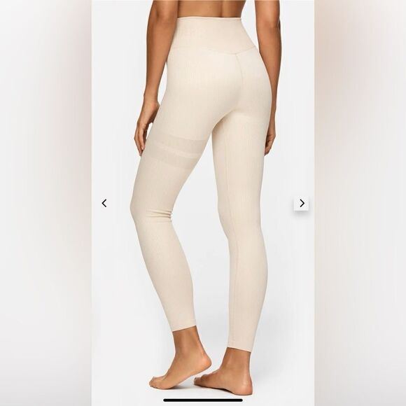 Rib Seamless Leggings | Rainy Day - Picture 3 of 9